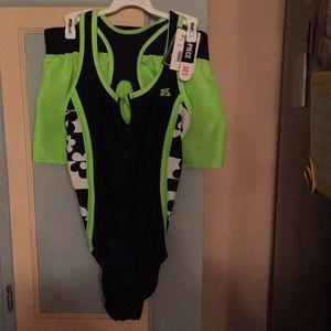 ZEROXPOSURE Girls 2 piece set swim suit